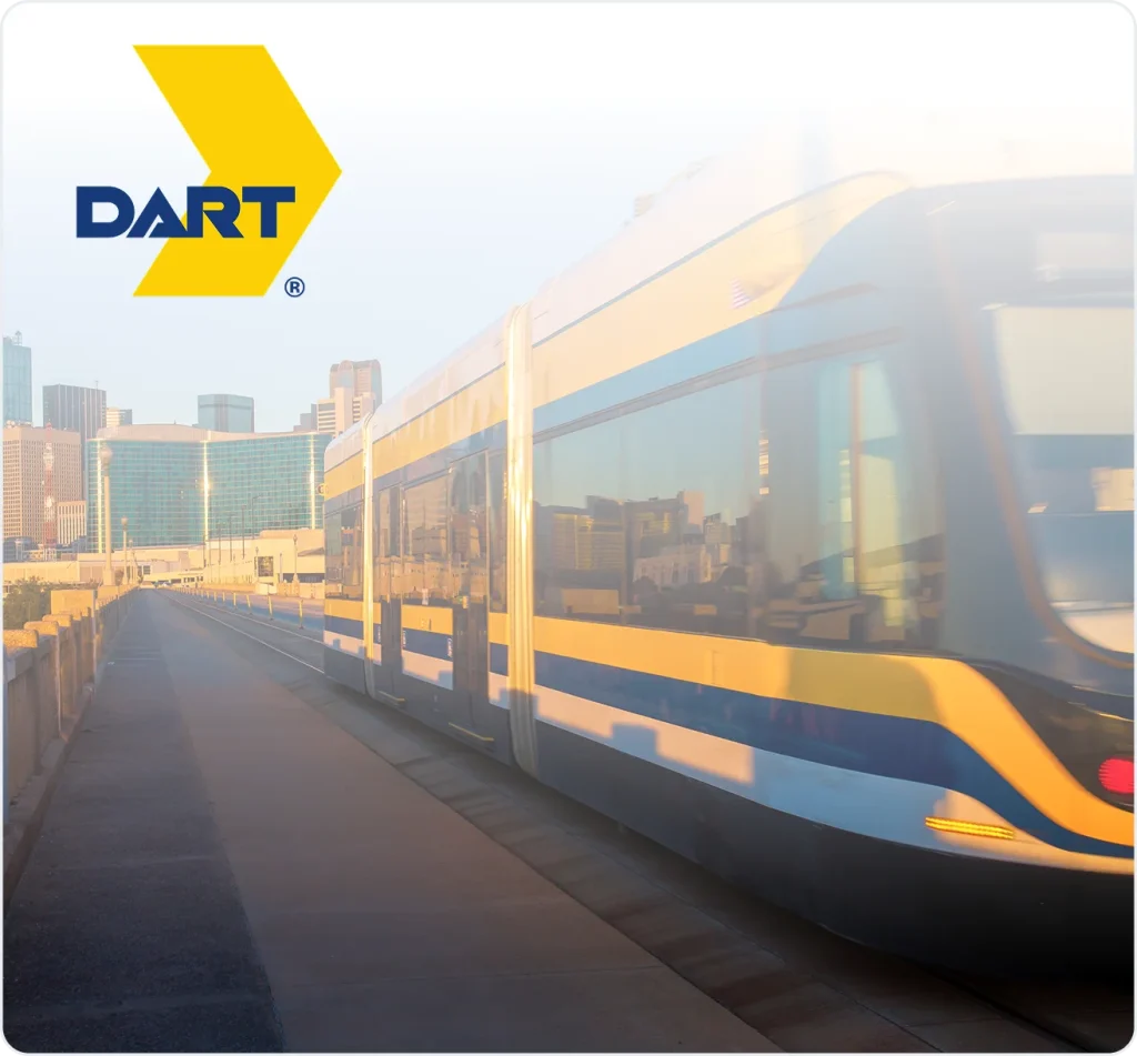 DART train case study image